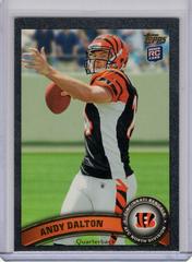 Andy Dalton [Football in Hand Black] #70 Football Cards 2011 Topps Prices