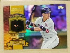 Cal Ripken Jr. [Holofoil Gold] #CH-57 Baseball Cards 2013 Topps Chasing History Prices