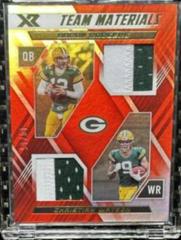 Aaron Rodgers, Christian Watson [Orange] Football Cards 2022 Panini XR Team Materials Prices