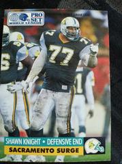 Shawn Knight [wlaf] #29 Football Cards 1991 Pro Set Wlaf Inserts Prices