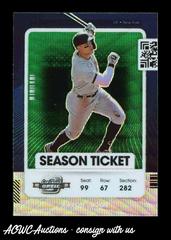 Aaron Judge [Optic Green Wave] #59 Baseball Cards 2021 Panini Contenders Prices