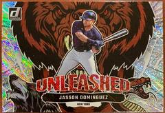 Jasson Dominguez [Rapture] #U20 Baseball Cards 2023 Panini Donruss Unleashed Prices