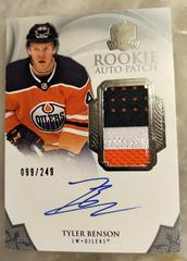 Tyler Benson [Autograph Patch] Hockey Cards 2020 Upper Deck The Cup Prices