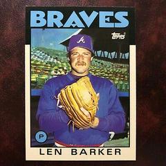 Len Barker Baseball Cards 1986 Topps Tiffany Prices