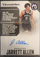 Jarrett Allen [Purple] Basketball Cards 2017 Panini Chronicles Autographs Prices