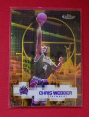 Chris Webber Gold Refractor Basketball Cards 2000 Finest Prices