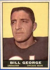 Bill George #16 Football Cards 1961 Topps Prices