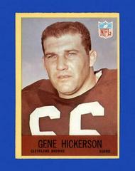 Gene Hickerson #42 Football Cards 1967 Philadelphia Prices