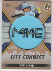 Willy Adames [Gold] #CC-WA Baseball Cards 2023 Topps City Connect Commemorative Patch Prices