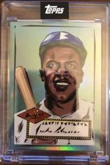 Jackie Robinson [Seafoam] #A-5 Baseball Cards 2022 Topps X Naturel 1952 Encased Art Prices