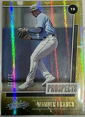 Wander Franco [Spectrum Gold] Baseball Cards 2021 Panini Absolute Prospects Prices