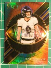 Justin Tucker [Tie Dye] Football Cards 2021 Panini Select Hidden Talents Prices