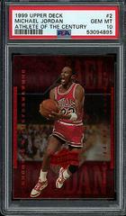 Michael Jordan #2 Basketball Cards 1999 Upper Deck MJ Athlete of the Century Prices