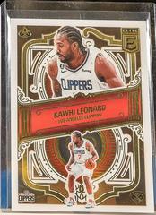 Kawhi Leonard [Gold] #25 Basketball Cards 2022 Panini Donruss Elite Deck Prices