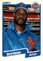 Daryl Boston #U-33 Baseball Cards 1990 Fleer Update Prices