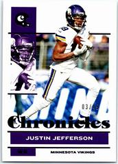 Justin Jefferson [Purple] Football Cards 2021 Panini Chronicles Prices
