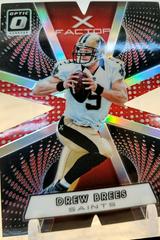 Drew Brees [Red] #9 Football Cards 2016 Panini Donruss Optic X-Factor Prices