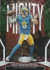 Matthew Stafford #TM-8 Football Cards 2022 Panini Certified The Mighty Prices