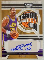 Karl Malone [Purple] #HOF-KML Basketball Cards 2021 Panini Chronicles Hall of Fame Autographs Prices