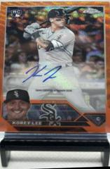 Evan Lee [Orange Wave] Baseball Cards 2023 Topps Chrome Update Rookie Autographs Prices