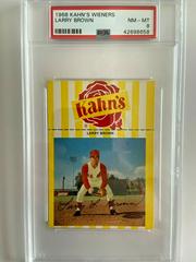 Larry Brown Baseball Cards 1968 Kahn's Wieners Prices