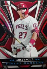 Mike Trout [Red Refractor] #57 Baseball Cards 2021 Topps Finest Prices
