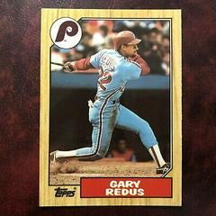 Gary Redus #42 Baseball Cards 1987 Topps Tiffany Prices