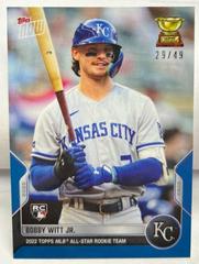 Bobby Witt Jr. [Blue] Baseball Cards 2022 Topps Now Rookie Cup All Star Team Prices