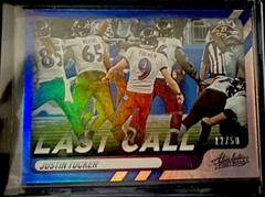 Justin Tucker [Spectrum Blue] Football Cards 2022 Panini Absolute Last Call Prices