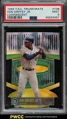 Ken Griffey Jr. [Luminescent] Baseball Cards 1999 Stadium Club Triumvirate Prices