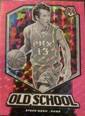 Steve Nash [Pink Fluorescent] #1 Basketball Cards 2019 Panini Mosaic Old School Prices