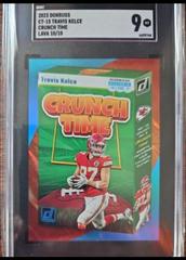 Travis Kelce [Lava] #CT-15 Football Cards 2023 Panini Donruss Crunch Time Prices