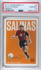 Julio Salinas [Orange] Soccer Cards 2017 Panini Nobility Prices