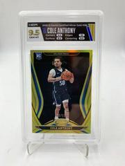 Cole Anthony [Mirror Gold] Basketball Cards 2020 Panini Certified Prices