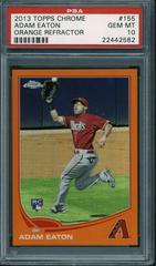 Adam Eaton [Orange Refractor] #155 Baseball Cards 2013 Topps Chrome Prices