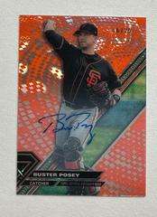 Buster Posey [Autograph Orange Magma Diffractor] #BP Baseball Cards 2017 Topps High Tek Prices