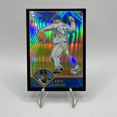 Eric Karros [Black Refractor] #232 Baseball Cards 2003 Topps Chrome Prices