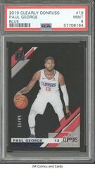 Paul George [Blue] #19 Basketball Cards 2019 Panini Clearly Donruss Prices
