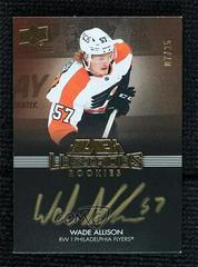 Wade Allison [Gold] #LRS-WA Hockey Cards 2021 SPx UD Black Lustrous Rookie Signatures Prices