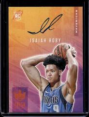 Isaiah Roby [Citrine] #FP-IRO Basketball Cards 2019 Panini Court Kings Fresh Paint Autographs Prices