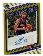 Pau Gasol [Gold] #DS-PAU Basketball Cards 2022 Panini Donruss Optic Dominators Signatures Prices