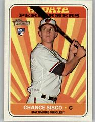 Chance Sisco #RP-CS Baseball Cards 2018 Topps Heritage Rookie Performers Prices