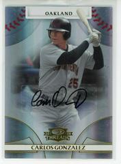 Carlos Gonzalez [Autograph] Baseball Cards 2008 Donruss Threads Prices
