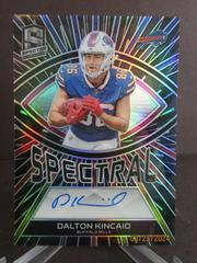 Dalton Kincaid [Hyper] #10 Football Cards 2023 Panini Spectra Spectral Signature Prices