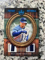 Willy Adames [Blue] Baseball Cards 2022 Panini Diamond Kings Portrait Materials Prices