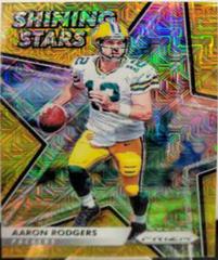 Aaron Rodgers [Gold Mojo] #4 Football Cards 2016 Panini Prizm Shining Stars Prices