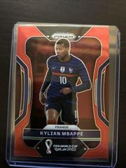 Kylian Mbappe [Red] Soccer Cards 2022 Panini Prizm World Cup Prices