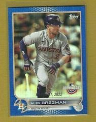 Alex Bregman [Blue Foil] #33 Baseball Cards 2022 Topps Opening Day Prices