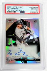Nick Madrigal Baseball Cards 2021 Topps Finest Rookie Design Variation Autographs Prices
