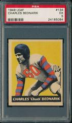 Chuck Bednarik #134 Football Cards 1949 Leaf Prices
